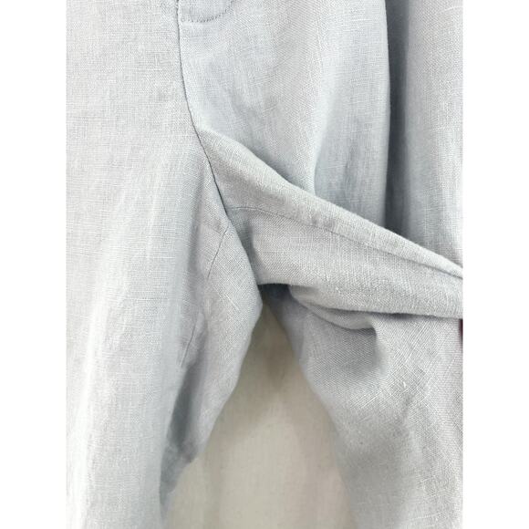 Lauren Ralph Lauren Women's Gray Linen Trouser Pants 12 Career Work Professional - Picture 7 of 8